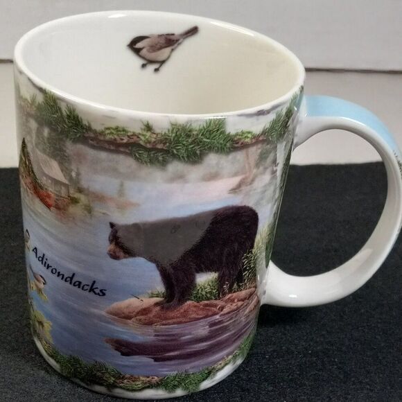 Adirondack Bear Chick a DeeCabin Mug Countrycore Cottagecore Grandmacore Kitsch - Picture 1 of 7